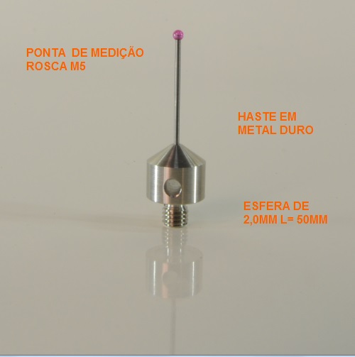 PONTA DE MEDIÇÃO (PROBE STYLI) PARA  MAQUINA TRIDIMENSIONAL – M5