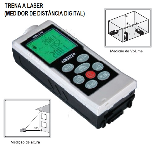 TRENA A LASER – MEDIDOR DE DISTÂNCIA DIGITAL